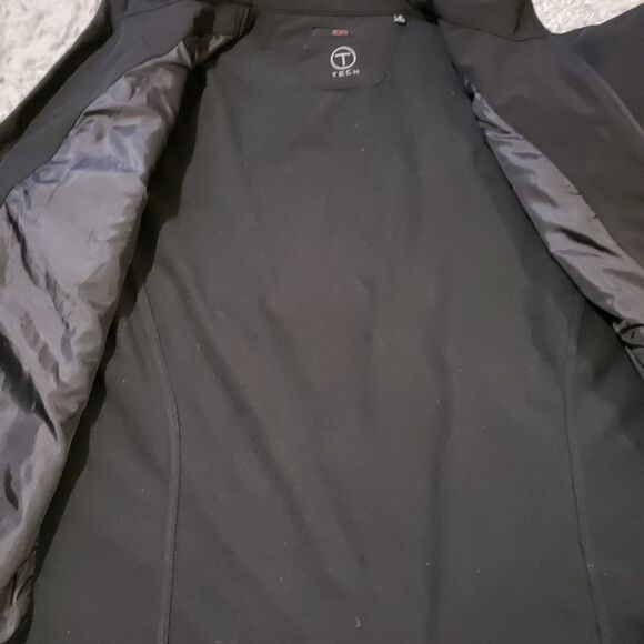Tumi T-Tech Jacket Water Resistant Packable Softshell Windbreaker Black Sz XL - Picture 6 of 10